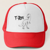 T-Rex/DinosaurierBaseballmütze Truckerkappe (Vorderseite)