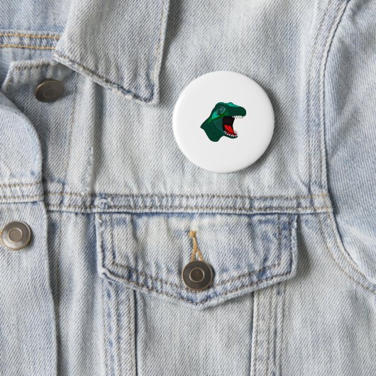 T Rex Dinossaur Button (Beispiel)
