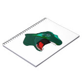 T Rex Dinossaur Notizblock (Linke Seite)