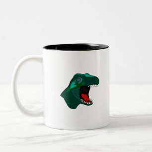 T Rex Dinossaur Zweifarbige Tasse