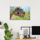 T-Rex Dinosuar Poster (Heimbüro)