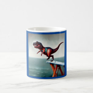 T Rex Diving Kaffeetasse