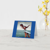T Rex Diving Karte (Gelbe Blume)