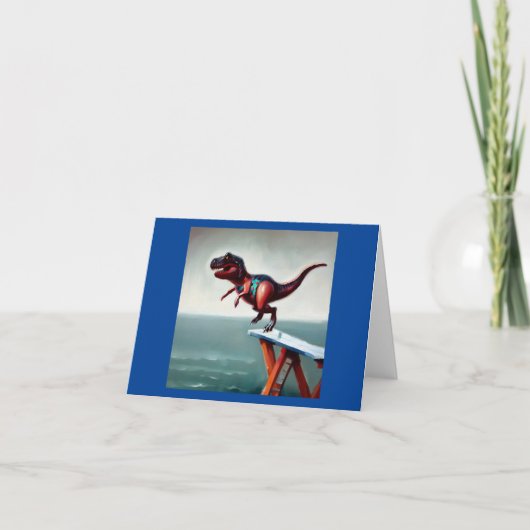 T Rex Diving Karte (Vorderseite)