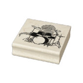 T-Rex Drummer Gummistempel (Stempel)