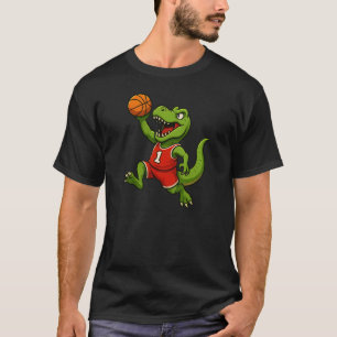 T-Rex Dunk: Der Basketball-Dinosaurier T-Shirt
