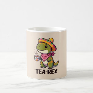 T-Rex: Ein lustiger und Niedlicher Dinosaurier tri Kaffeetasse