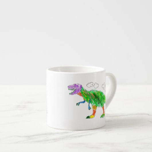 T-Rex Espressotasse (Vorderseite Rechts)
