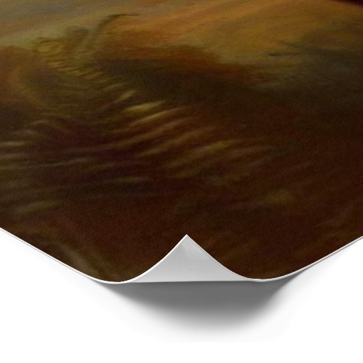 T Rex Explorer Poster (Ecke)