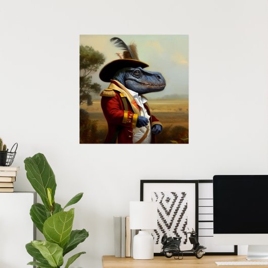 T Rex Explorer Poster (Heimbüro)