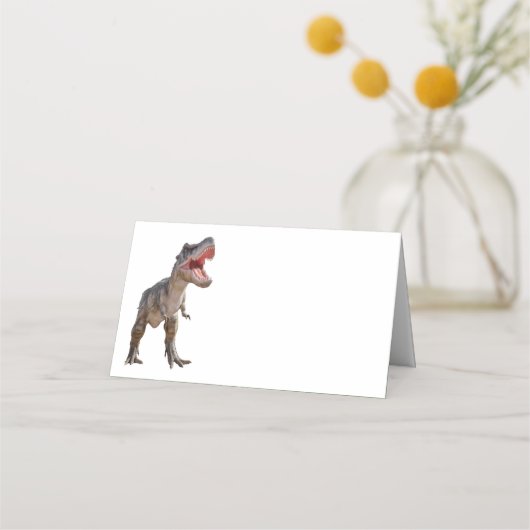 T Rex Faltäre Platzkarte (Vorderseite)