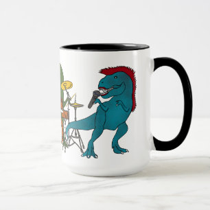T-Rex Felsen-Band-Kaffee-Tasse Tasse