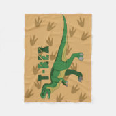 T-Rex Fleecedecke (Vorderseite)