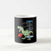 T Rex Frisbee Dinosaurier Freizeitwerfer Dino Di Kaffeetasse (Mittel)