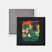 T-Rex-Frisbee-Dinosaurier-Freizeitwerfer Dino Di Magnet (Vorderseite/Rückseite)