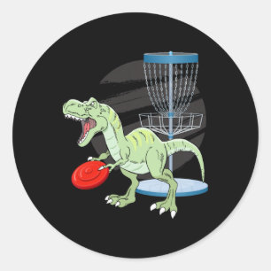 T Rex Frisbee Dinosaurier Freizeitwerfer Dino Di Runder Aufkleber