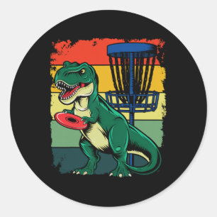 T Rex Frisbee Dinosaurier Freizeitwerfer Dino Di Runder Aufkleber