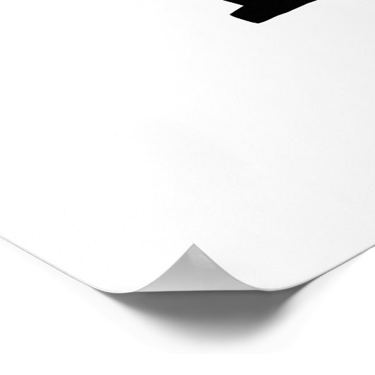 T-Rex Funny Alphabet Dinosaur Pun Poster (Ecke)