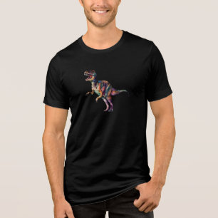 T-Rex Fusion von Kunst und Stil: Unisex T-Shirt Tri-Blend Shirt