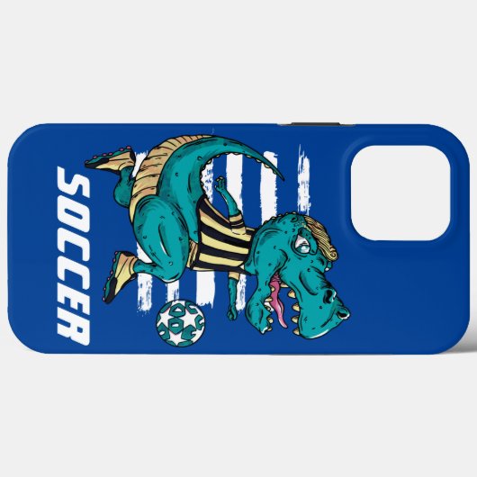 T-Rex Fußball-Spielsport Case-Mate iPhone Hülle (Rückseite (Horizontal))