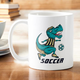 T-Rex Fußball-Spielsport Kaffeetasse