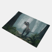 T-Rex Fußmatte (Schrägansicht)