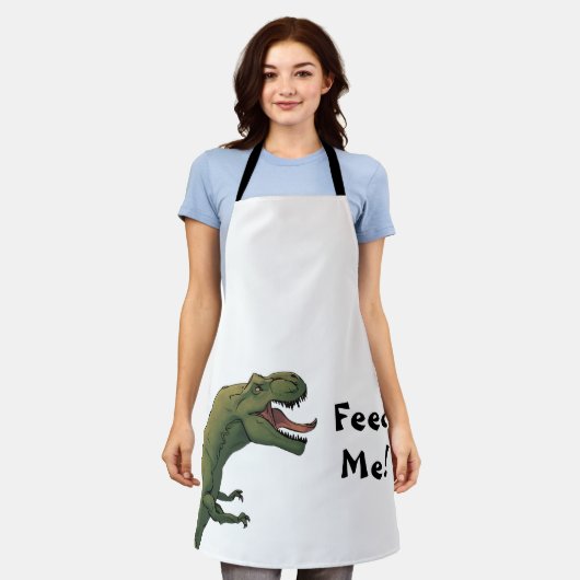 T-Rex Füttre mir! Dinosaur Tyrannosaurus Schürze (Getragen)