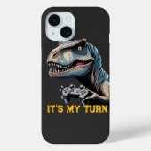 T-Rex Gamer It’s My Turn Design Case-Mate iPhone Hülle (Rückseite)