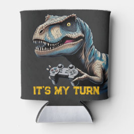 T-Rex Gamer It’s My Turn Design Dosenkühler
