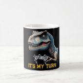T-Rex Gamer It’s My Turn Design Kaffeetasse (Mittel)
