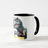 T-Rex Gamer It’s My Turn Design Tasse (VorderseiteRechts)