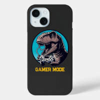 T-Rex Gamer-Modus Dinosaurier-Kunst