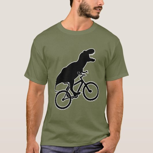 T-Rex Gebirgsfahrrad-T - Shirt (Vorderseite)