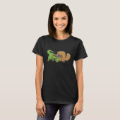 T-rex gegen Platypus T-Shirt (Vorne ganz)