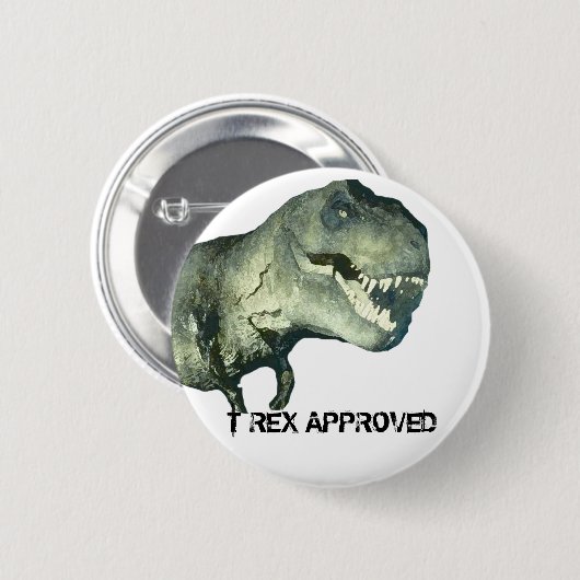 T-REX GENEHMIGT BUTTON (Vorne & Hinten)