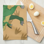 T-Rex Geschirrtuch (Viertel Falte)