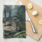 T-Rex Geschirrtuch (Viertel Falte)