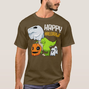 T-Rex Ghost Lazy Halloween Kostüm Dinosaur Pun Pu T-Shirt