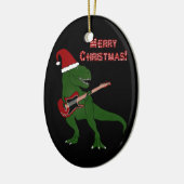 T-Rex Gitarren-Verzierung Keramik Ornament (Links)