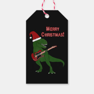 T-Rex Gitarren-Weihnachten Geschenkanhänger