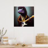 T Rex Gitarrist Poster (Küche)