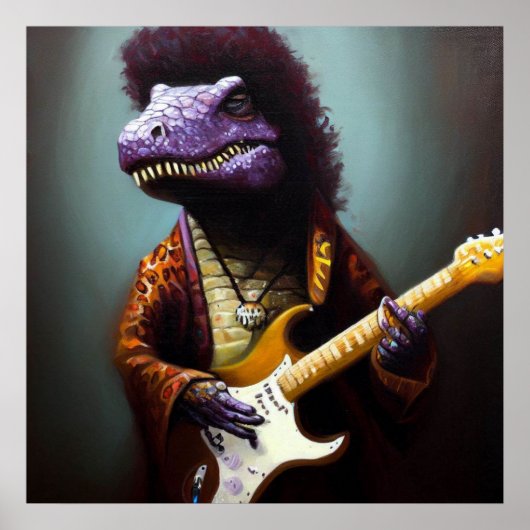 T Rex Gitarrist Poster (Vorne)