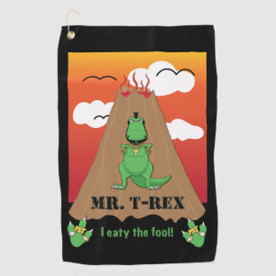T-Rex Golf Towel Golfhandtuch
