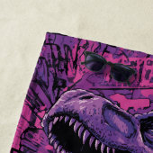 T-Rex-Graffiti-Urbane-Dinosaurier-Illustration Strandtuch (Beispiel)