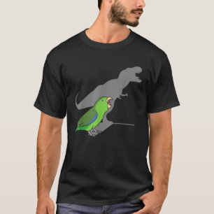 T rex Green Parrotlet Niedlich Parakeet Funny Parr T-Shirt