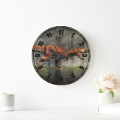 T-Rex Große Wanduhr (Zuhause)