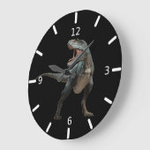 T.Rex Große Wanduhr (Winkel)