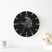 T.Rex Große Wanduhr (Zuhause)