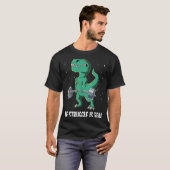 T rex Gym Weight Training The Struggle Is Real T-Shirt (Vorne ganz)