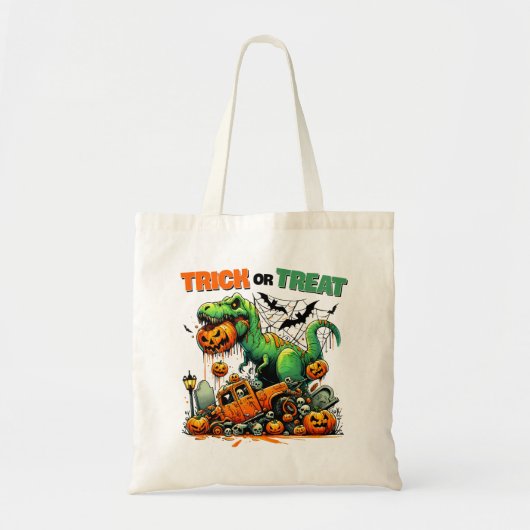 T-Rex Halloween Adventure Trick oder Treat Bag Tragetasche (Vorne)